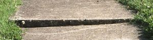 uneven concrete sidewalk portland oregon