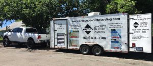concrete solution systems equipment trailer and vehicle in portland oregon